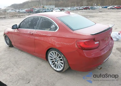 2014 BMW 228I z USA, uszkodzony, nr VIN WBA1F5C54EV255913